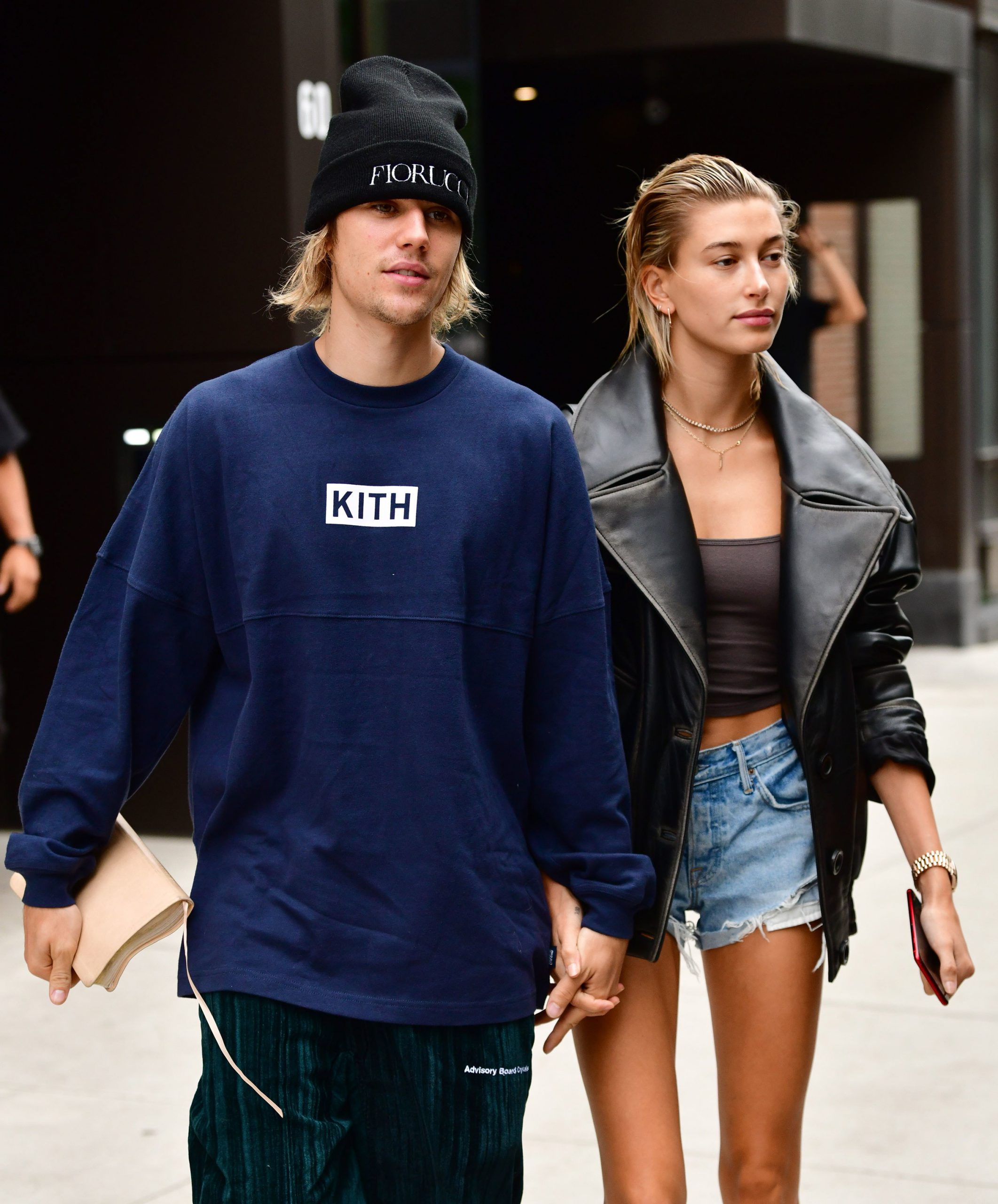 Hailey Baldwin has been Slaying at Paris Fashion Week with a Chunky Letter 'B' Earrings! 2