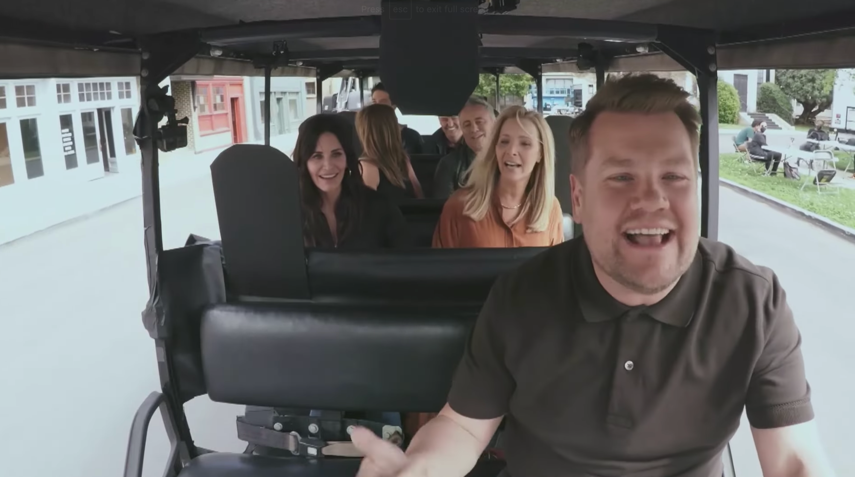 Friends Cast At the James Cordon Show