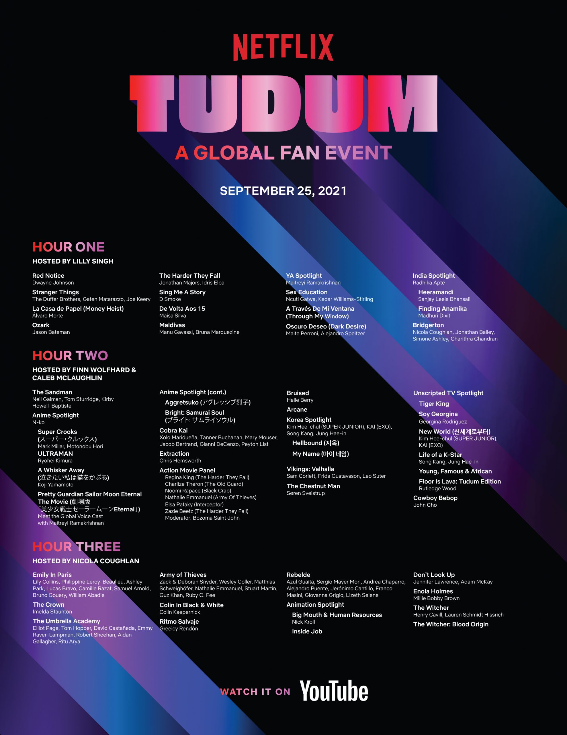 Tudum schedule