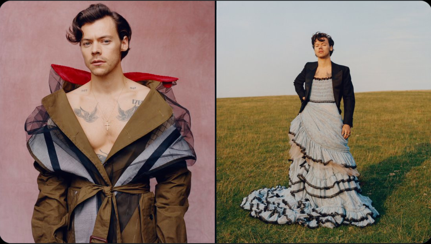 Harry Styles and Billy Porter
