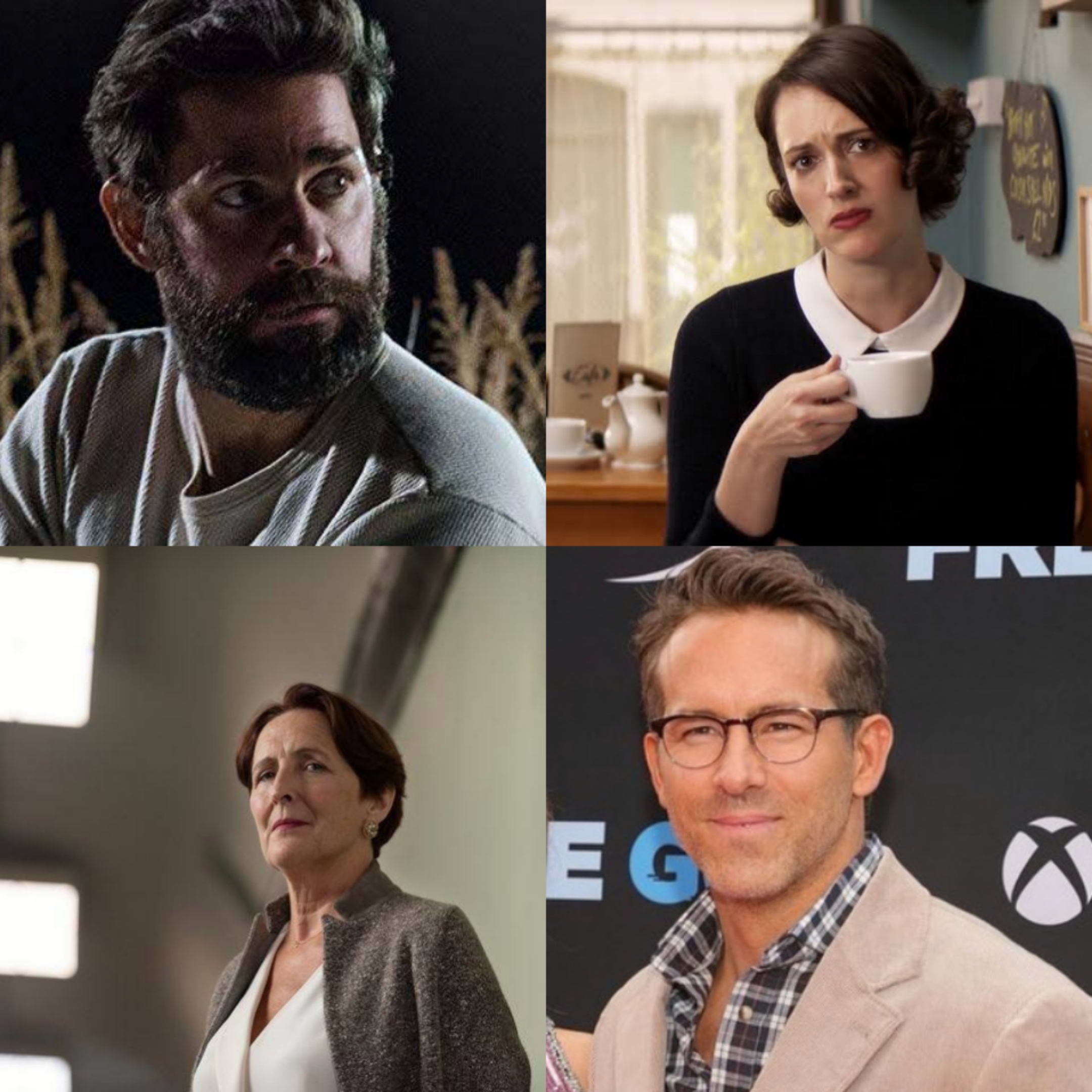 John Krasinsky, Phoebe Waller-Bridge, Fiona Shaw, and Ryan Reynolds