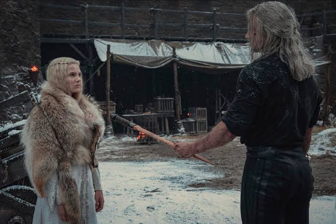 A still from The Witcher season 2 trailer