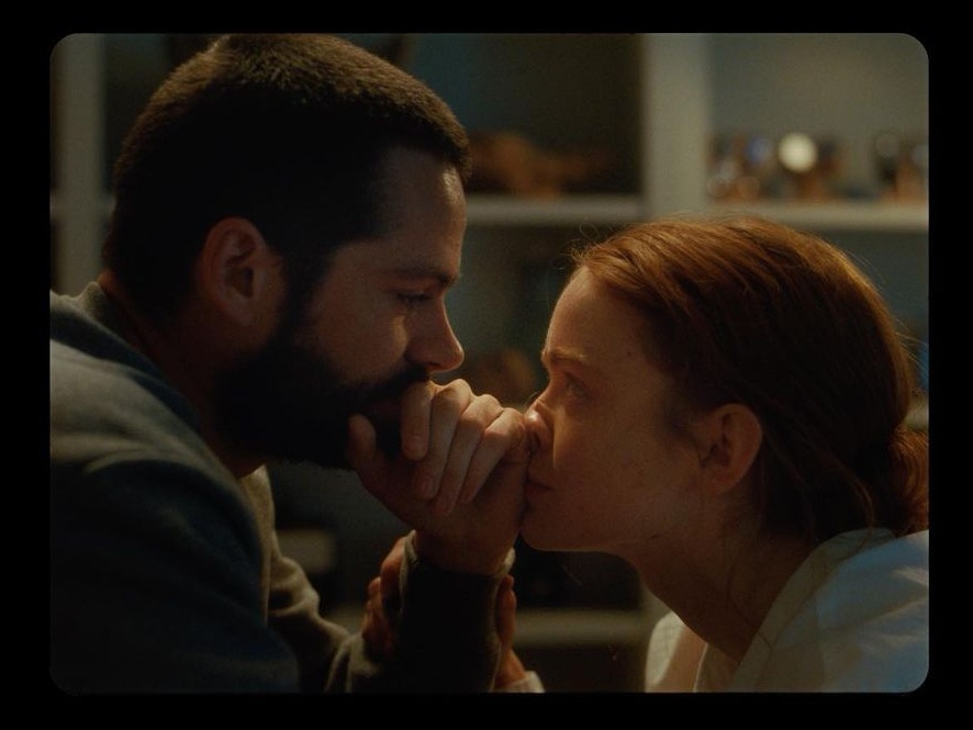 Dylan O'Brien and Sadie Sink in the video