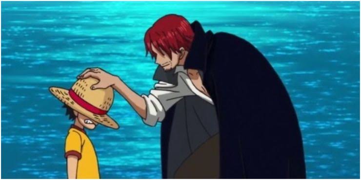 Luffy and Shanks
