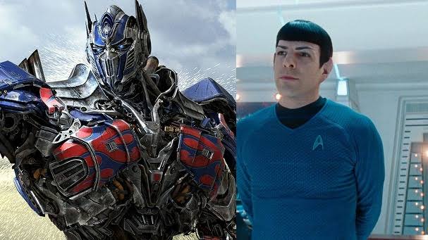 Optimus Prime and Spock