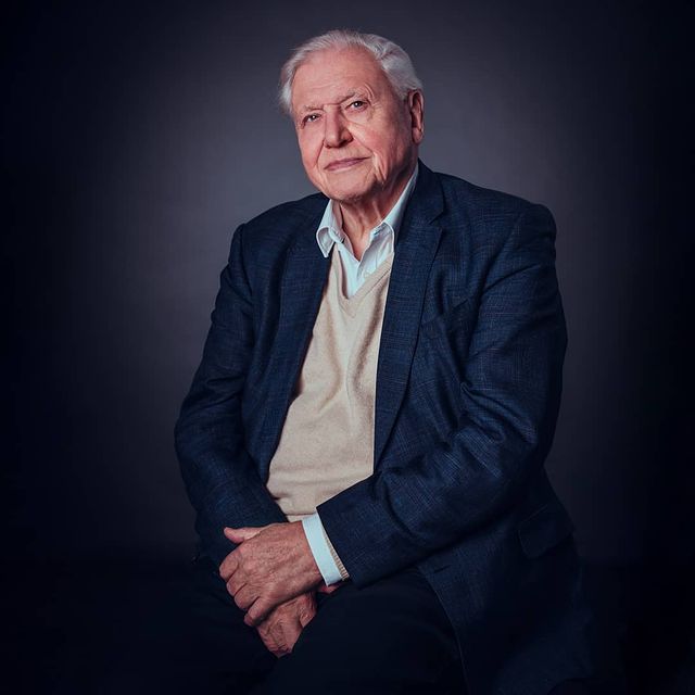 A photo of David Attenborough