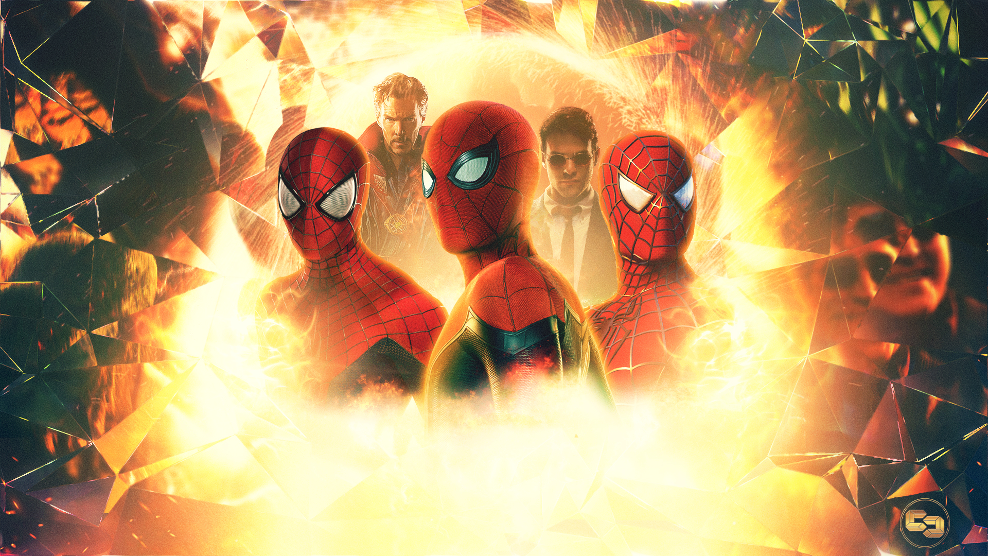 Three Spiderman In One frame