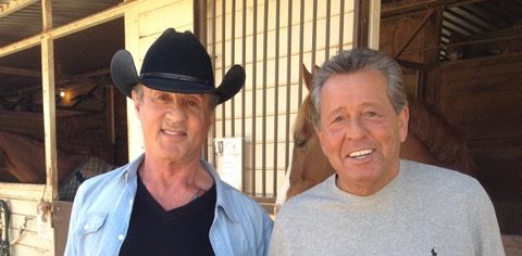 Frank Pesce with his friend