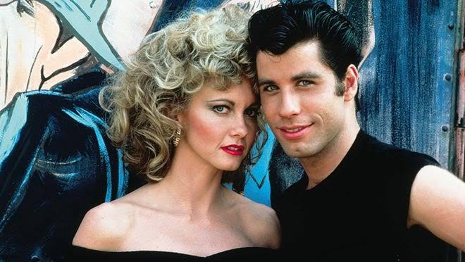 Olivia Newton-John and John Travolta