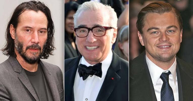 Keanu Reeves, Martin Scorcese, Leonardo DiCaprio