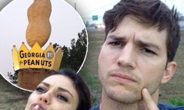 Kutcher Shares Photo of Kunis on Instagram from their Fun-Filled Day at Disneyland! 19