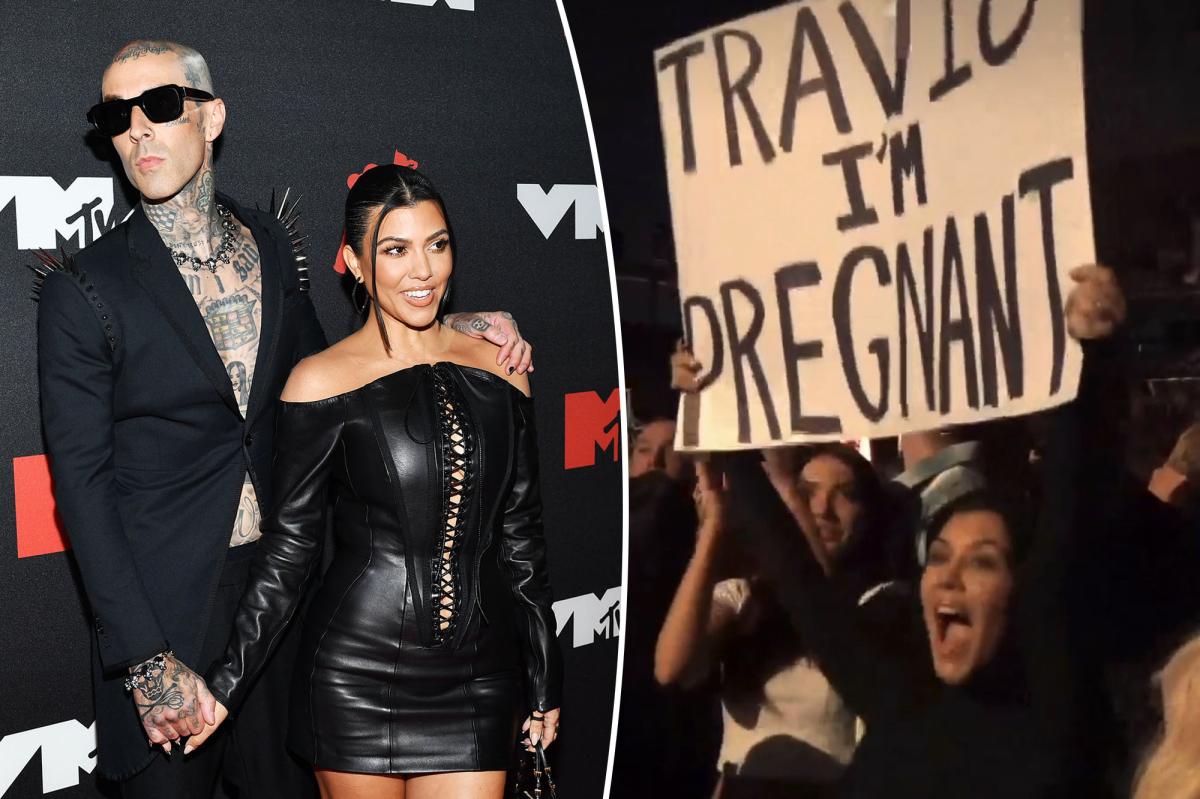 Kardashian's Epic Pregnancy Reveal at Blink-182 Gig: Fans Go Crazy Over Iconic Homage! 27