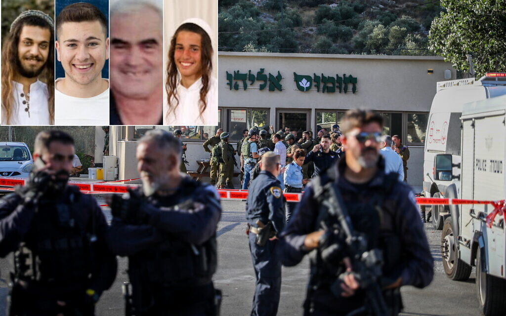 Palestinian gunmen kill four Israelis in a West Bank terror attack. 26