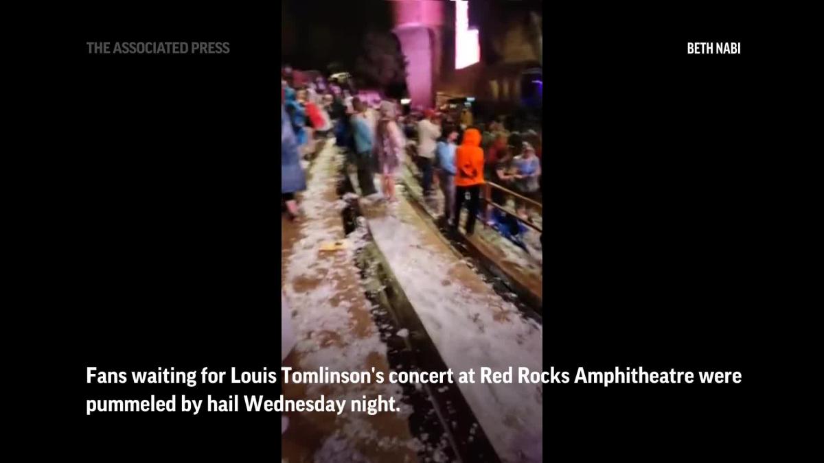 Hailstorm at Red Rocks Amphitheater: Tomlinson's Concert Canceled and Fans Injured 21