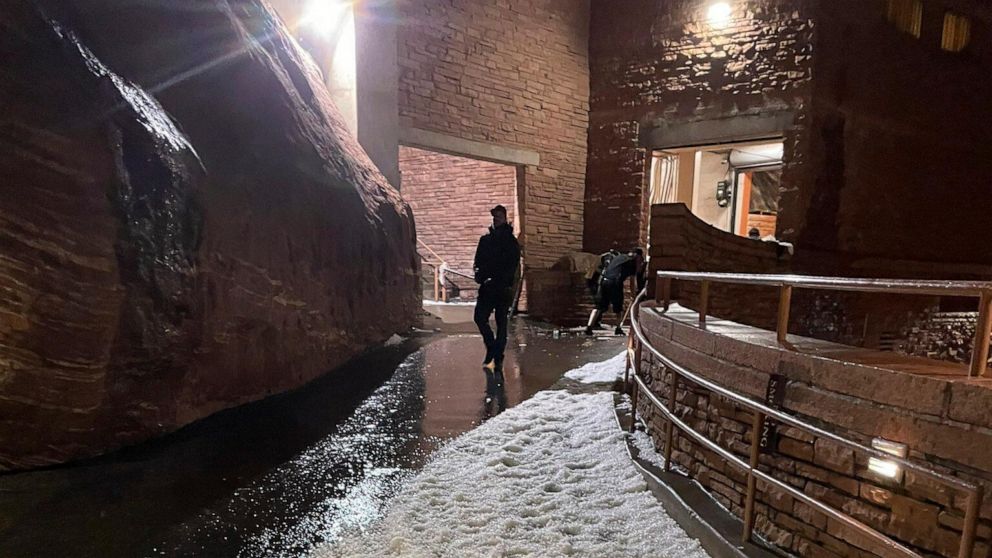 Hailstorm at Red Rocks Amphitheater: Tomlinson's Concert Canceled and Fans Injured 22