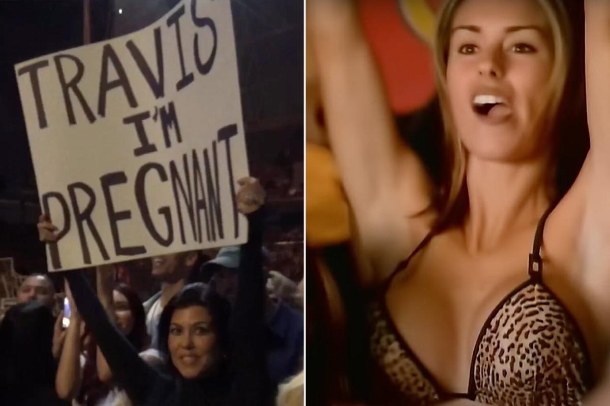 Kardashian's Epic Pregnancy Reveal at Blink-182 Gig: Fans Go Crazy Over Iconic Homage! 19