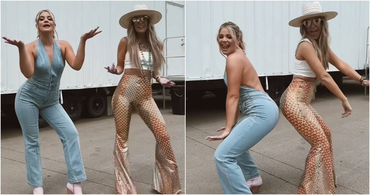 Get ready to shake it! Learn the viral 'Thicc As Thieves' dance by Lauren & Lainey 11