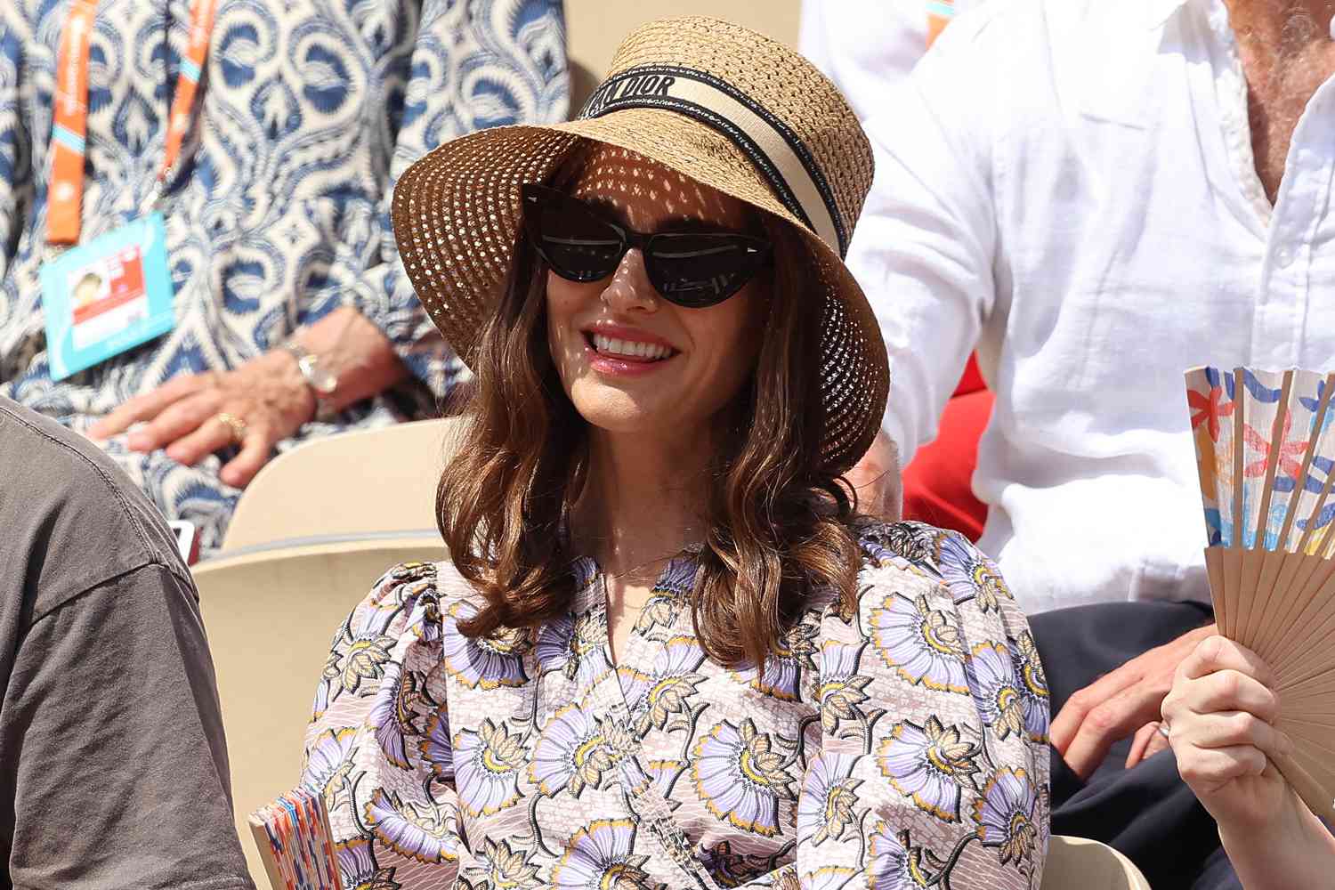Natalie Portman Stuns in Dior at the 2023 French Open Amid Marriage Rumors 13