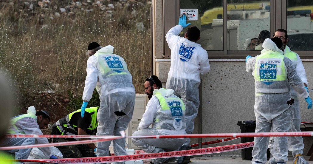 Palestinian gunmen kill four Israelis in a West Bank terror attack. 22