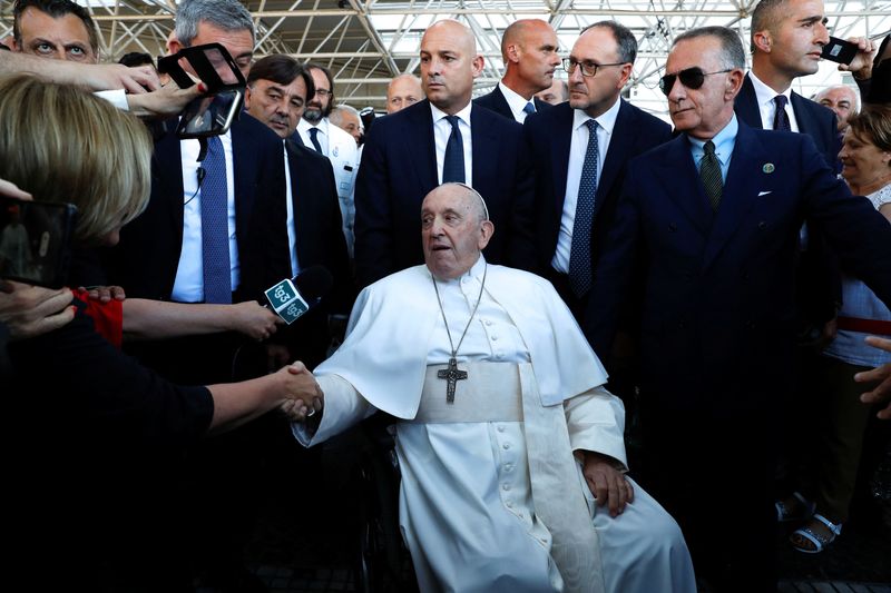 Pope Francis Leaves Hospital Post-Surgery, Fully Recovered and Ready to Meet World Leaders. 20