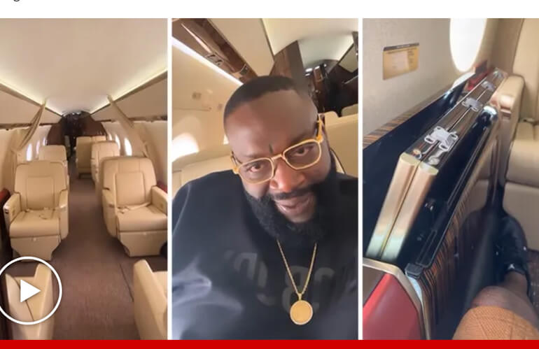 Rapper Rick Ross Takes Luxury to New Heights with $5 Billion 18-Passenger Plane 19