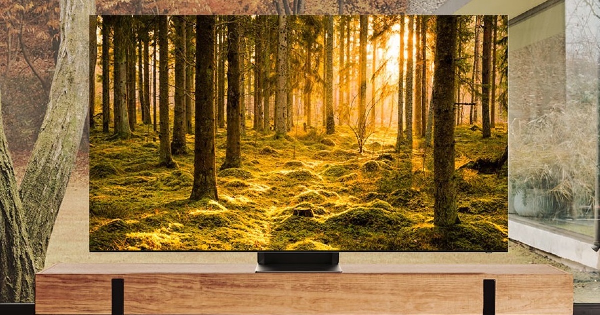 Get immersed in vivid 8K resolution with Samsung's 98-inch QLED TV, priced at $59,999. 12