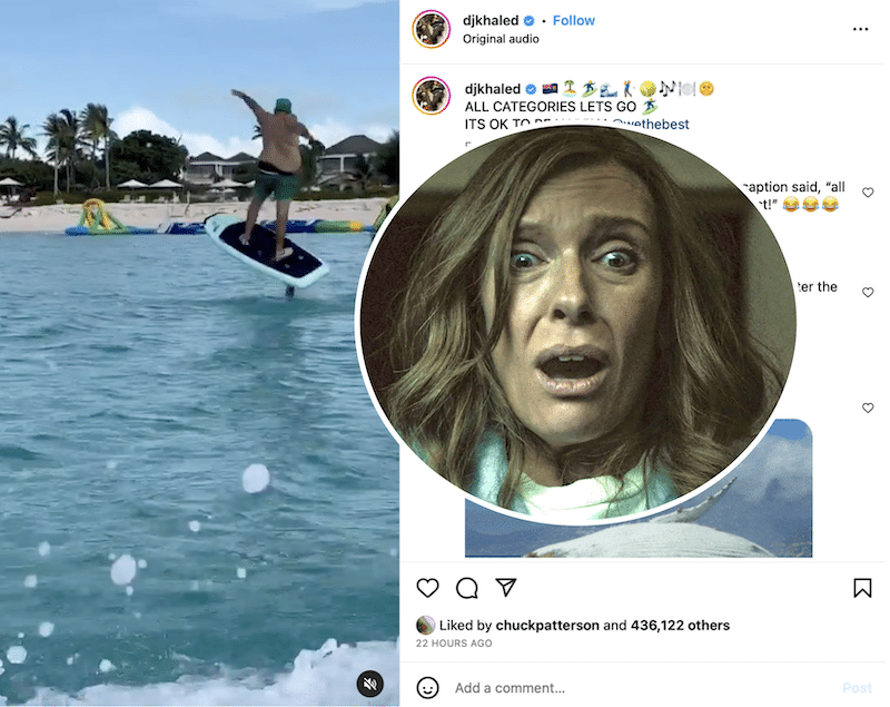 DJ Khaled's Electric Hydrofoil Wipeout While Surfing: A Painful Tale of His First Attempt 12