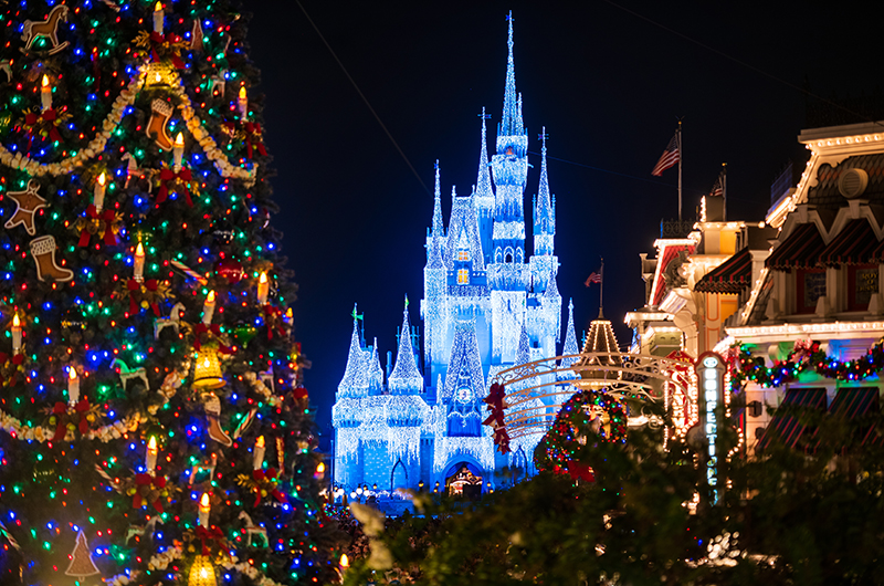 Frozen Holiday Surprise: New Cinderella Castle Projections Unveiled for a Magical Experience at Magic Kingdom 9